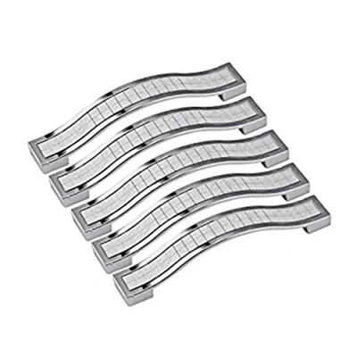 Image of PXDOHQAW Crystal Drawer Knobs, Diamond Door Knob Cabinet Kitchen Wardrobe Cupboard Pull Handle/5Pcs/192Mm