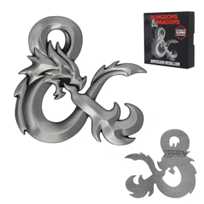 Image of Dungeons &amp; Dragons Limited Edition Metal Ampersand shape Medallion