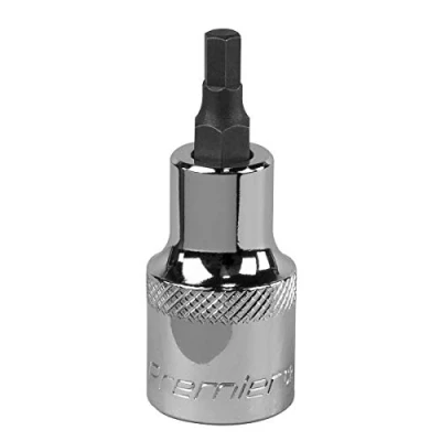 Image of Sealey Premier Hex Socket Bit 5mm 1/2&quot;Sq Drive