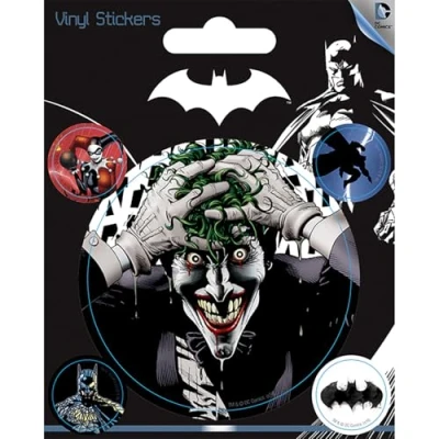 Image of Pyramid International DC Comics (Batman) Vinyl Stickers, Paper, Multi Colour, 10 x 12.5 1.3 cm