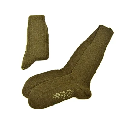 Image of Military Surplus French Army Wool Blend/Nylon Thermal Thick Socks UK 4 7