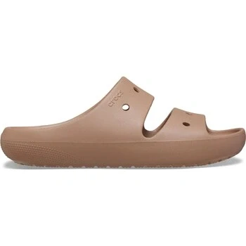 Image of Crocs Classic Unisex Pool slides, Size: M7/W8, Latte Synthetics