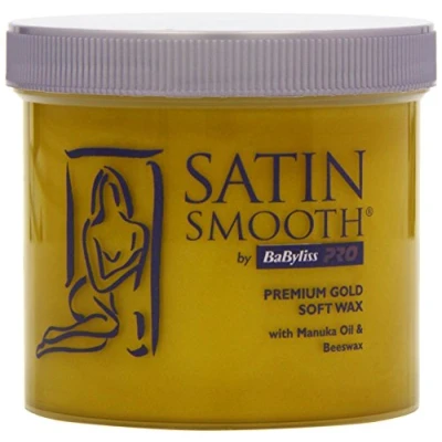 Image of Babyliss Pro Satin Smooth Gold Wax Manuka Oil/Beeswax 425g