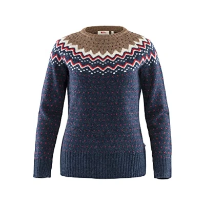 Image of Fjallraven Women&#039;s Övik Knit Sweater Sweatshirt, Blue