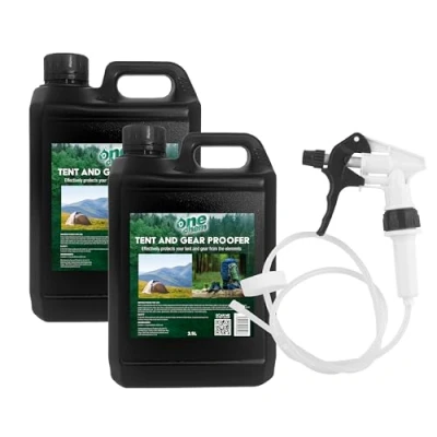 Image of One Chem Tent and Gear Waterproofer 2 x 2.5 Litre Spray with Long Hose Trigger, for Clothing, Tents