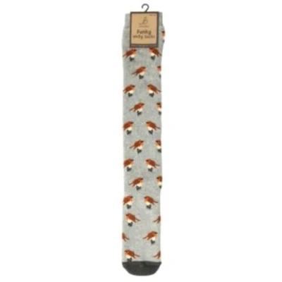 Image of Bartleby Ladies Welly Socks Robin Print