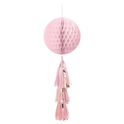 Image of Amscan 290109 Hc Ball W/ Tail Rose Gld/Blush