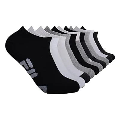 Image of Fila Women&#039;s Show Socks, Multi Colorblock (10 Pack), One Size (Pack of 10)