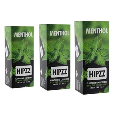Image of Hipzz Menthol Aroma Card in 3x Box of 20 with Free Button