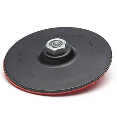 Image of Glass Polish 5 inch (125mm) Rotary Hook and Loop Backing Pad with M14 Thread for Polishing Machine