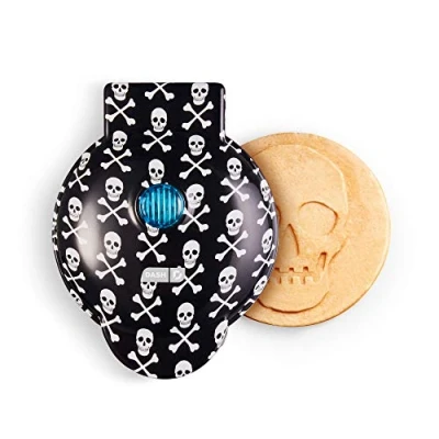 Image of Dash™ Skull Mini Waffle Maker in Shimmer