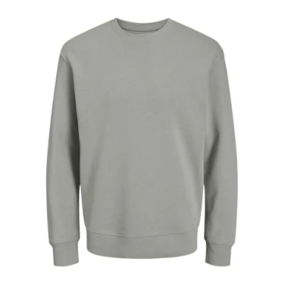 Image of JACK &amp; JONES Men&#039;s Jjestar Basic Sweat Crew Neck Noos Sweatshirt, Ultimate Grey, L