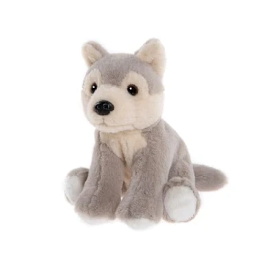 Image of Charlie Bears Cuddle Cubs Wolf Plush Teddy Baby Cute Stuffed Toy Wolves Gift Miniature