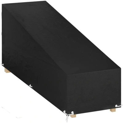 Image of vidaXL Sunlounger Cover 12 Eyelets 205x75x40/70 cm Polyethylene