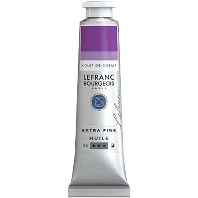 Image of Lefranc Bourgeois, oil based paint, Cobalt Violet, 40ml