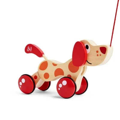 Image of Hape E0347 E0347B Pepe Pull Along Toy, Single, Multicoloured, 18 x 26 cm