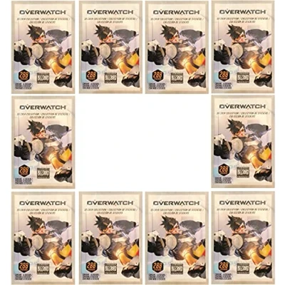 Image of Official Overwatch Stickers x 10 Sealed Packs
