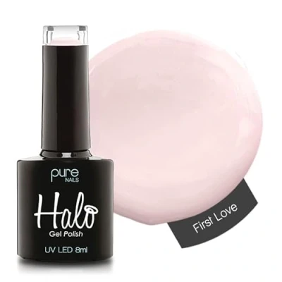 Image of Halo Gel Polish 8ml First Love. UV/LED Nail Polish, Long Lasting &amp; Easy To Apply. Soak Off Art Colours For Manicure Pedicure. Professional Home Use.