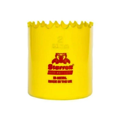 Image of Starrett Deep Cut Hole Saw DCH068M Heavy Duty Bi Metal with Extra Cobalt HSS Teeth For Metals Wood Cast Iron Fibreglass Plastic Materials 68mm