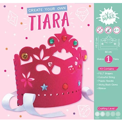 Image of Express Yourself MIP Get Set Make Create Your Own Felt Tiara Kids Craft Kit for GSET005