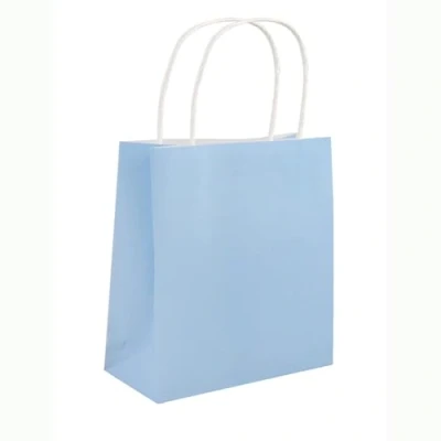 Image of Henbrandt Paper Bag + Handles Baby Blue