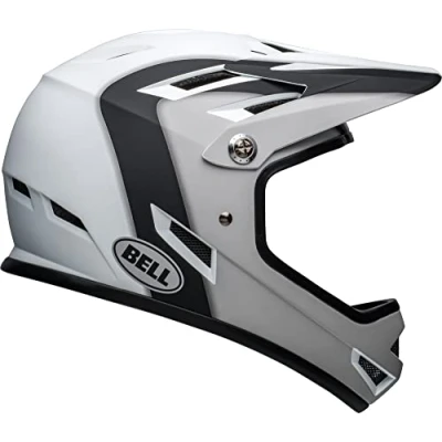 Image of Bell Sanction MTB Full Face Helmet 2022: Matte Black/White XS 48 51cm