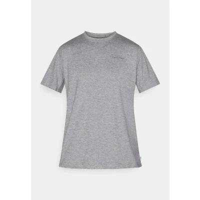 Image of Calvin Klein Mens Newport Moisture Wicking T Shirt Silver Marl M