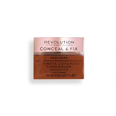 Image of Makeup Revolution, Conceal &amp; Fix, Ultimate Coverage, Concealer, Deep Dark, 11g
