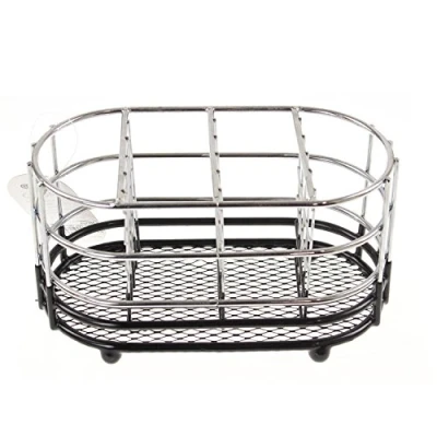 Image of Apollo Dipped in Black Cutlery Caddy, Chrome