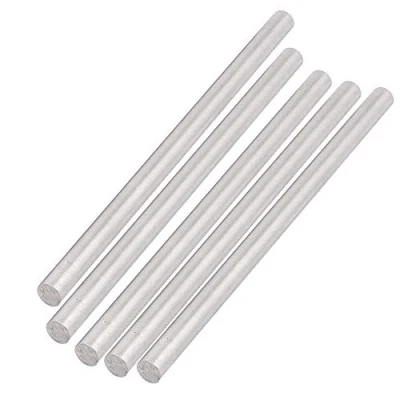 Image of DollaTek 5Pcs 8mm Diameter Rod Length 250mm Steel Cylinder Linear Rail Shaft Optical Axis