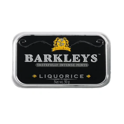 Image of Barkleys Liquorice Mints Tin, 50g