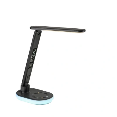 Image of Tina Desk Task Lamp Black 1x 4W LED 3000 5000K, 2W RGBK Dimmable
