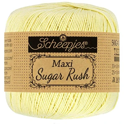 Image of Scheepjes Maxi Sugar Rush 101 Candle Light Yarn 10x50g