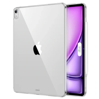 Image of ESR for iPad Air 13 inch Case (2024), Thin and Lightweight, Shock Drop Protection, Yellowing Resistant, Hard Back, Supports Apple Pencil Pro (USB C), Classic Series, Clear