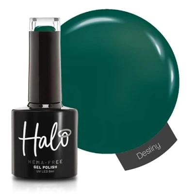Image of Halo Gel Polish 8ml Destiny. UV/LED Nail Polish, Long Lasting &amp; Easy To Apply. Soak Off Art Colours For Manicure Pedicure. Professional Home Use.