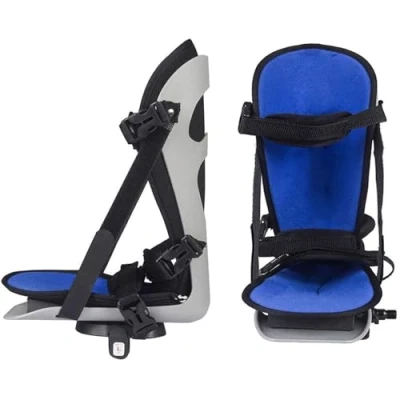 Image of Foot Splints for Motorized Exercise Cycles/for The Handicap &amp; Disabled, Leg Support Electronic Physical Therapy and Rehab Bike Pedal Trainer(Medium)