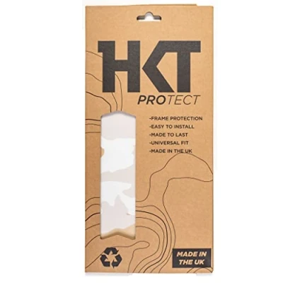 Image of HKT PROTECT XL Snow Camo Bike Frame Protection Kit 12 Piece (Matte)