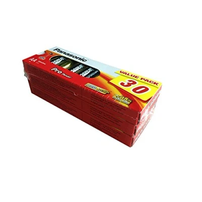 Image of Panasonic LR6PPG/30BB &quot;Pro Power&quot; Alkaline Battery, AA Mignon LR6, 30 Pack Gold