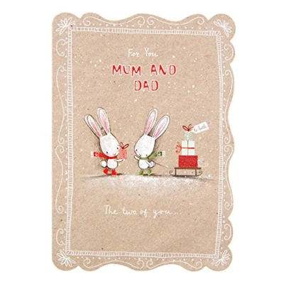 Image of Hallmark Mum &amp; Dad Christmas Card &#039;Two of You&#039; Medium