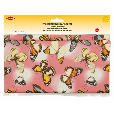 Image of Kleiber Clothes peg Bag, Fabric, Pink, 27.5 x 29 1 cm