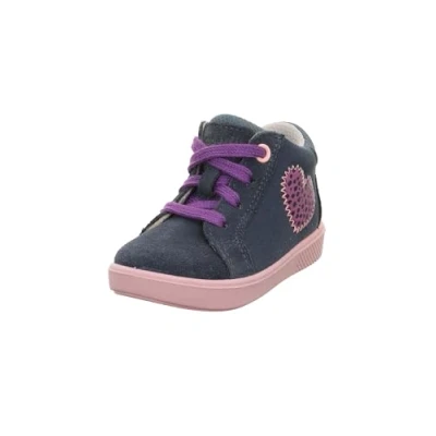 Image of Superfit Supies Trainers for kids, Size: 5.5K, Blue/pink Suede