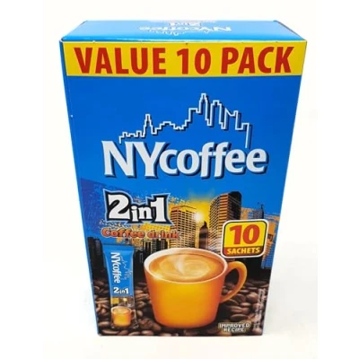 Image of NY Coffee 2in1 Sachets 140g (10 Sachets) Box of 10 (Total 100