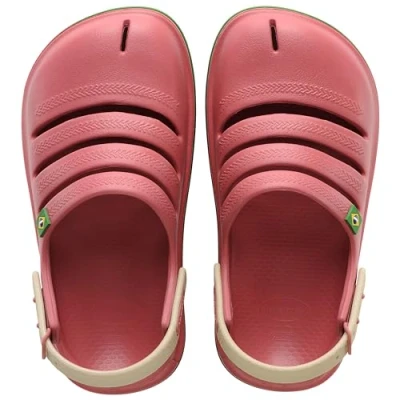 Image of Havaianas Kids Clog Brasil, Redwood, 1/2