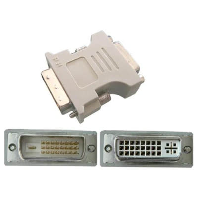 Image of KALEA INFORMATIQUE DVI I DUAL LINK FEMALE (24+5) to D MALE (24+1) adapter