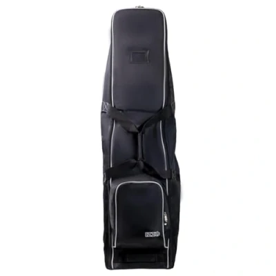 Image of Izzo Golf Deluxe Travel Cover Bag/Cover Black/White