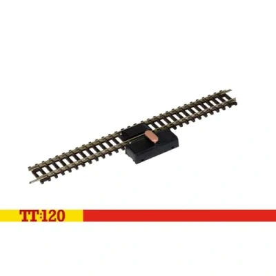 Image of Hornby TT8001 TT Gauge Power Connecting Track Extra Pieces for Model Railway Sets, Toy Train Pieces, Includes: 1x 166mm Hobbies Men Scale 1:120