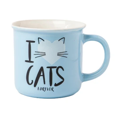 Image of Cat Lover Ceramic Mug 390ml Assorted Playful Designs