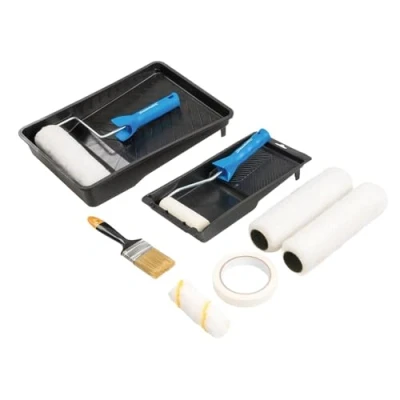 Image of Silverline Decorators Roller &amp; Brush Set 11pce
