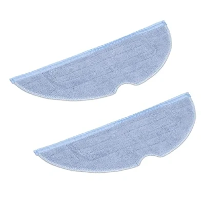 Image of kwmobile 2x Replacement Mop Cloths Compatible with Roborock S7 / S7+ T7S Max Plus G10 Set of 2 Spare Part Cloth Pack