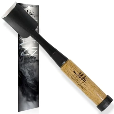 Image of SUIZAN Japanese Wood Chisel 1 7/16 Inch (36mm) Professional Chisels for Woodworking Oire Nomi